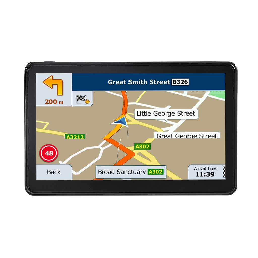 GPS Navigator for Car, 9 inch Touch Screen 16GB GPS Navigation System with Lifetime Map Updates, Voice Turn-by-Turn Guidance, Speed and Red Light Warning, Custom Truck Routing, for Car Truck RV