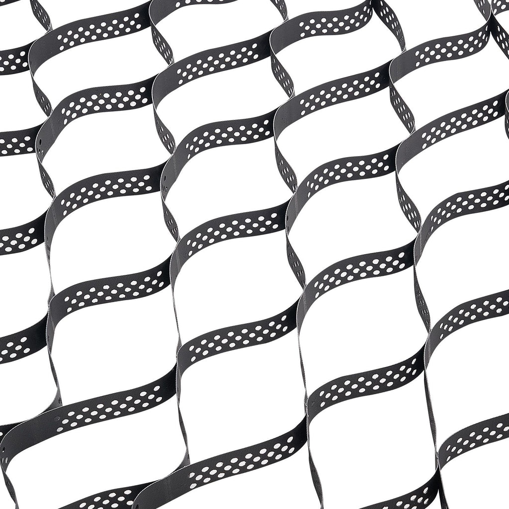 Gravel Grid, 2 Inch Depth, 17.06 x 8.86 FT / 5200 x 2700 mm, 1880 LBS Per Sq ft Grass Ground Retainer, Permeable Geo Grids Driveway Stabilization, for Garden, Patio, Walkway, RV Parking Slopes