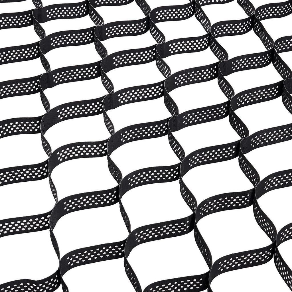 Gravel Grid, 3 Inch Depth, 24.93 x 9.52 FT / 7600 x 2900 mm, 1880 LBS Per Sq ft Grass Ground Retainer, Permeable Geo Grids Driveway Stabilization, for Garden, Patio, Walkway, RV Parking Slopes