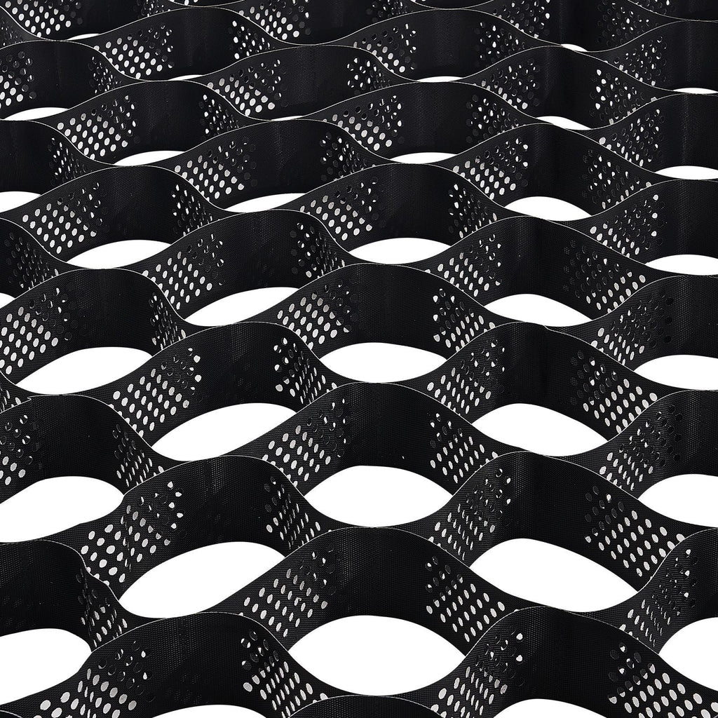 Gravel Grid, 4 Inch Depth, 17.06 x 8.86 FT / 5200 x 2700 mm, 1880 LBS Per Sq ft Grass Ground Retainer, Permeable Geo Grids Driveway Stabilization, for Garden, Patio, Walkway, RV Parking Slopes