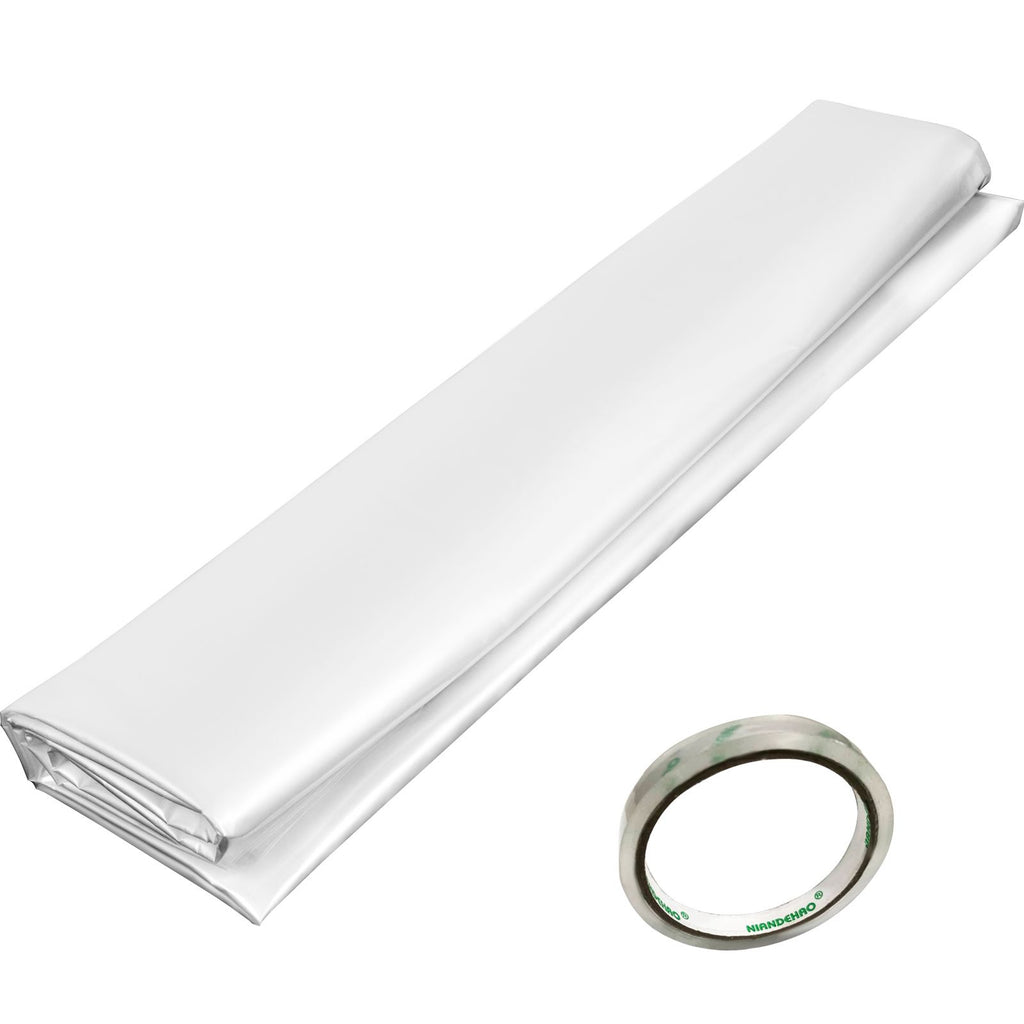 Greenhouse Film 12 x 28 ft, Greenhouse Polyethylene Film 6 Mil Thickness, Greenhouse Plastic Greenhouse Clear Plastic Film UV Resistant, Polyethylene Film Keep Warming, Superior Strength