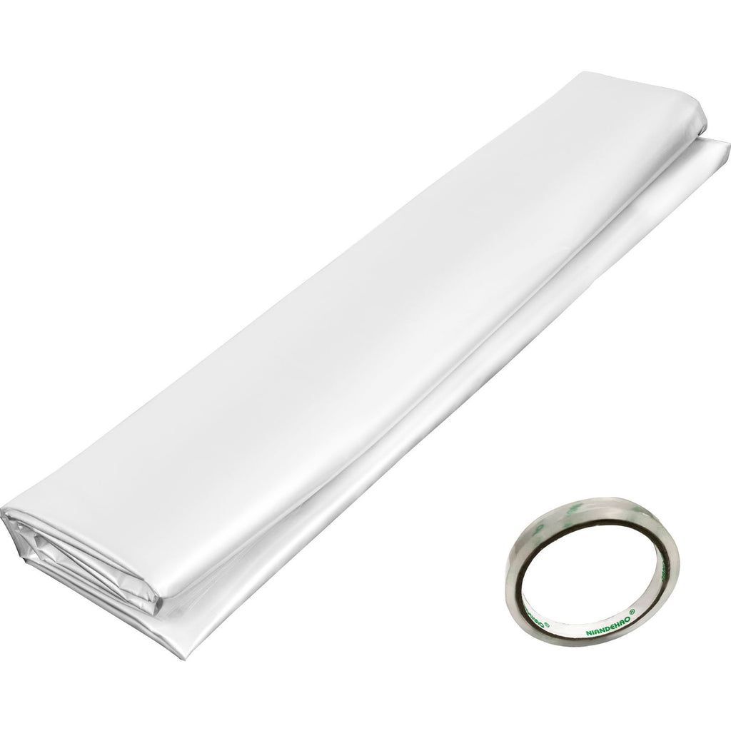 Greenhouse Film 24 x 50 ft, Greenhouse Polyethylene Film 6 Mil Thickness, Greenhouse Plastic Greenhouse Clear Plastic Film UV Resistant, Polyethylene Film Keep Warming, Superior Strength
