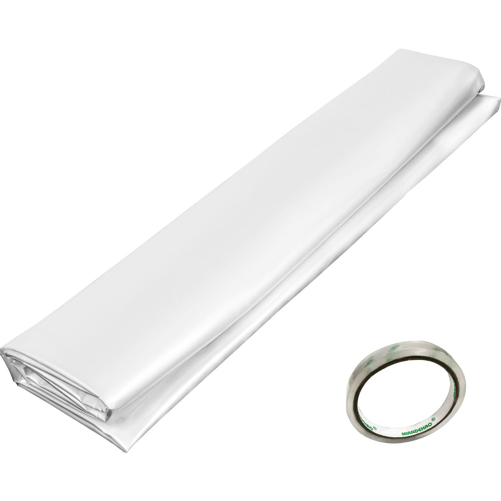 Greenhouse Film 8 x 25 ft, Greenhouse Polyethylene Film 6 Mil, Clear Greenhouse Plastic Greenhouse Plastic Film UV Resistant, Polyethylene Film to Keep Warming, Superior Strength