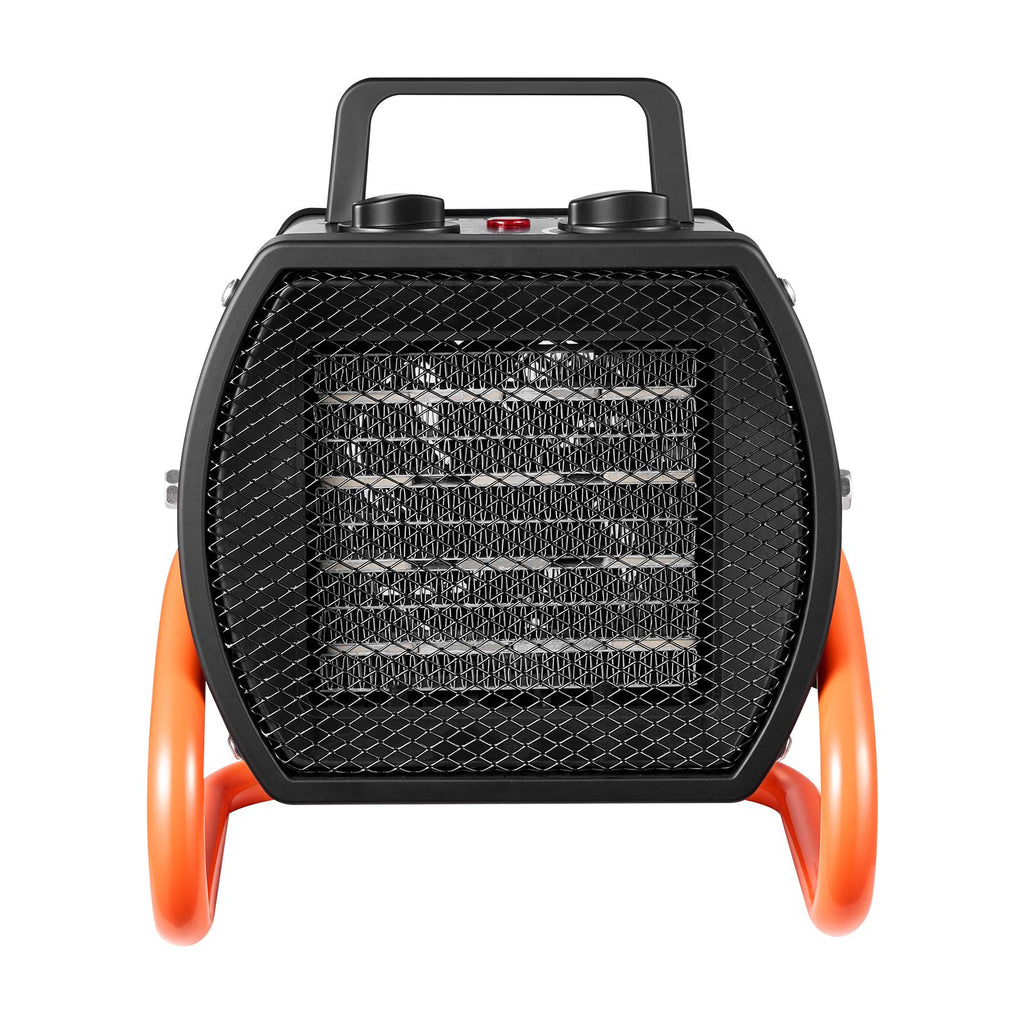 Greenhouse Heater, 1500W Electric PTC Space Heater with Fan, Low & High Heat Modes, 40° Adjustable Angle, Overheat Protection, Portable for Grow Tent, Small Greenhouse, Flower Room, Home Office