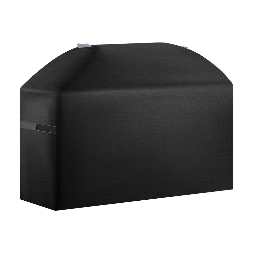 Grill Cover, 63 inch BBQ Covers for Outdoor Grills, Waterproof, Fade Resistant, Weather Resistant Heavy Duty 600D Polyester, Easy On/Off, with Hook-and-Loop Straps, Black