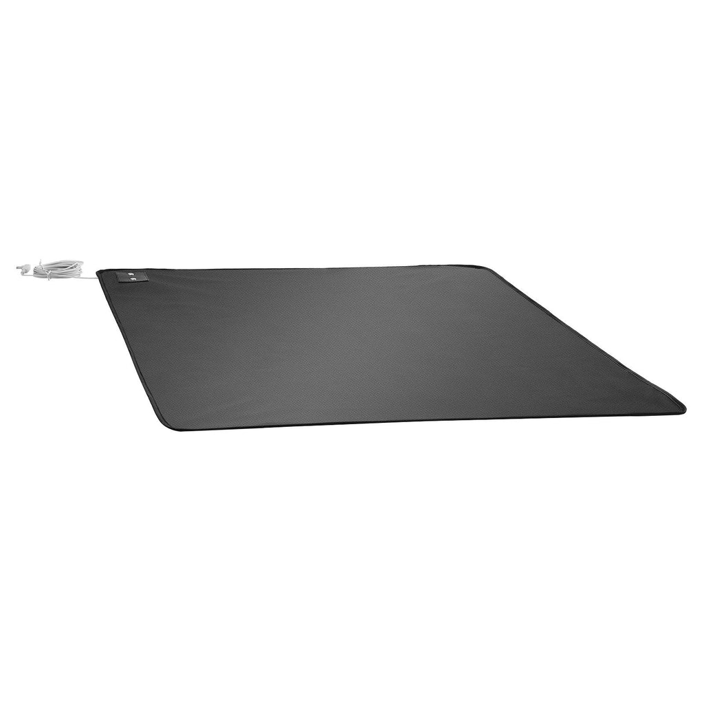Grounding Mat, 27 x 39 in Anti-Slip PU Leather Earthing Mat, with 15 Feet Grounding Cord, Grounding Pad for Sleep, Boost Energy, Improve Sleep, Reduce Anxiety at Home Office or Work