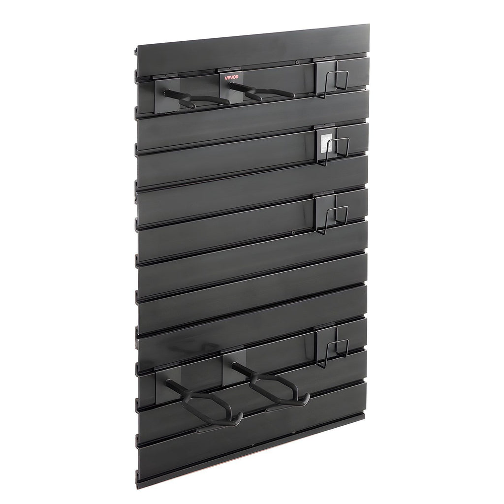 Gun Rack, Wall Mount, Tactical Rifle Shotgun Handgun Storage, Heavy-Duty PVC Panels & Steel Wall Racks, Securely Holds up to 2 Rifles & 4 Pistols, Modular Firearms Gun Gear Accessories Organizer