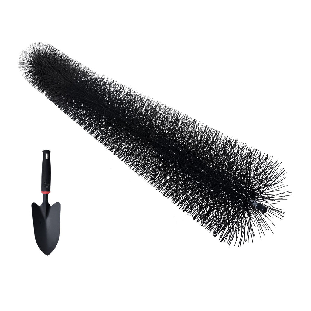 Gutter Brush, 60 Feet Total Length 4.33 inch Diameter Gutter Cleaning Tools, Ground-Level Gutter Brush Leaf Guard for 5 Inch Gutters, Easily Clear roof Leaves and Debris, 20 Pack
