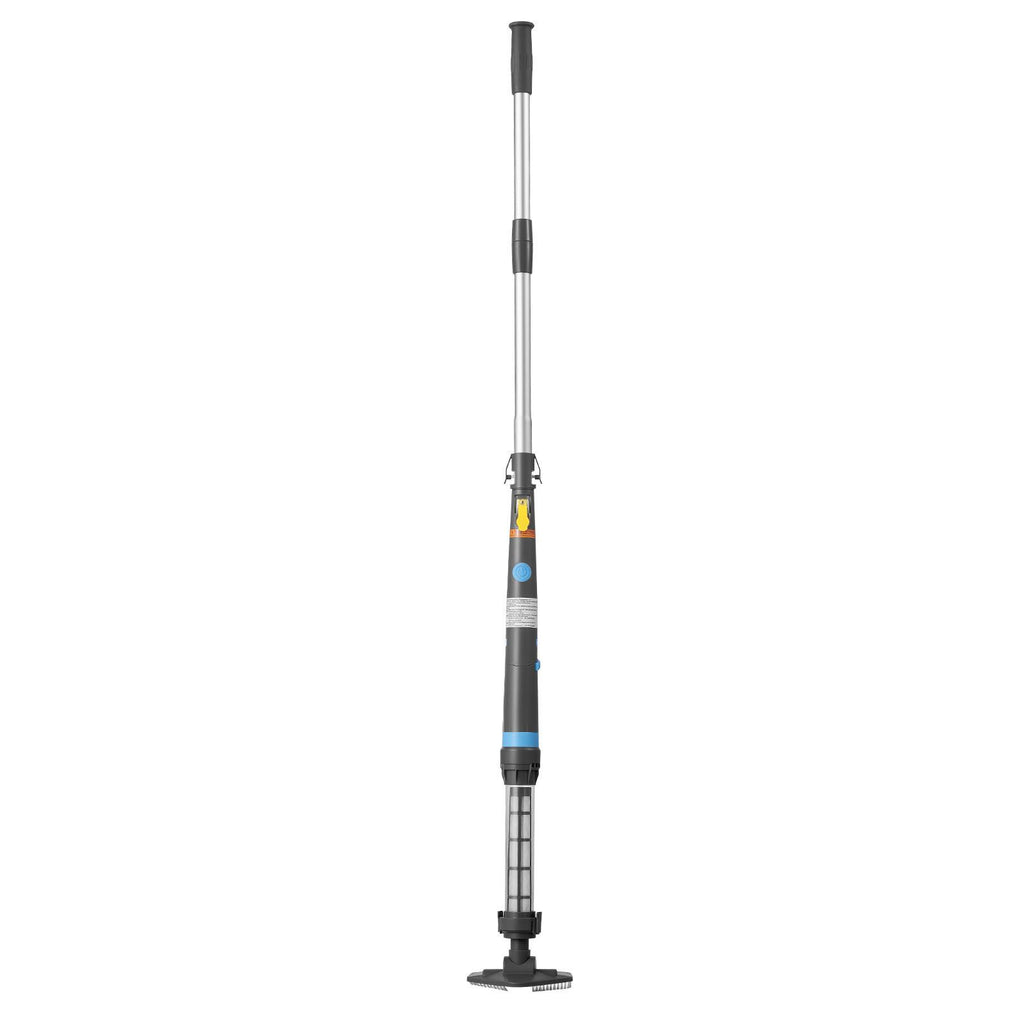 Handheld Pool Vacuum, 8.5 GPM Cordless Spa Hot Tub Vacuum with Extension Pole and 2 Brush Heads, 60 Mins Running Time, for Small Debris, Sand, Rechargeable Pool Cleaner for Above Ground Pools