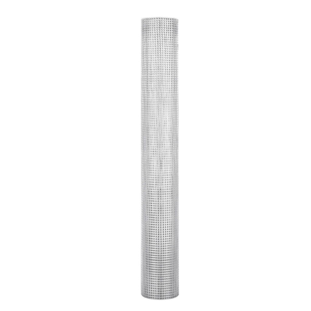 Hardware Cloth, 1/2 inch 60 inch x 50 ft 19 Gauge Chicken Wire Fence, Hot-Dip Galvanized After Welding Metal Wire Mesh Roll, Garden Plant Welded Fencing Roll Supports Poultry Netting Cage Fence