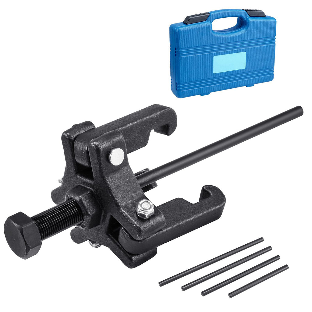 Harmonic Balancer Puller Kit, Adjustable 3-Jaw Puller Fits Most Late Model Vehicles, 3-Jaw Pulley Puller Set with 4 Forcing Rods for Removing Harmonic Balancers Without Removing the Radiator