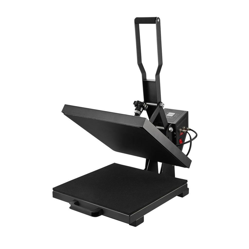 Heat Press, 15 x 15 inch Heat Press Machine for T-shirts, Fast and Even Heating, Easy to Use, High Pressure for Digital Industrial-Quality Sublimation Printer for Transfer Vinyl, T-shirt, Black image 2