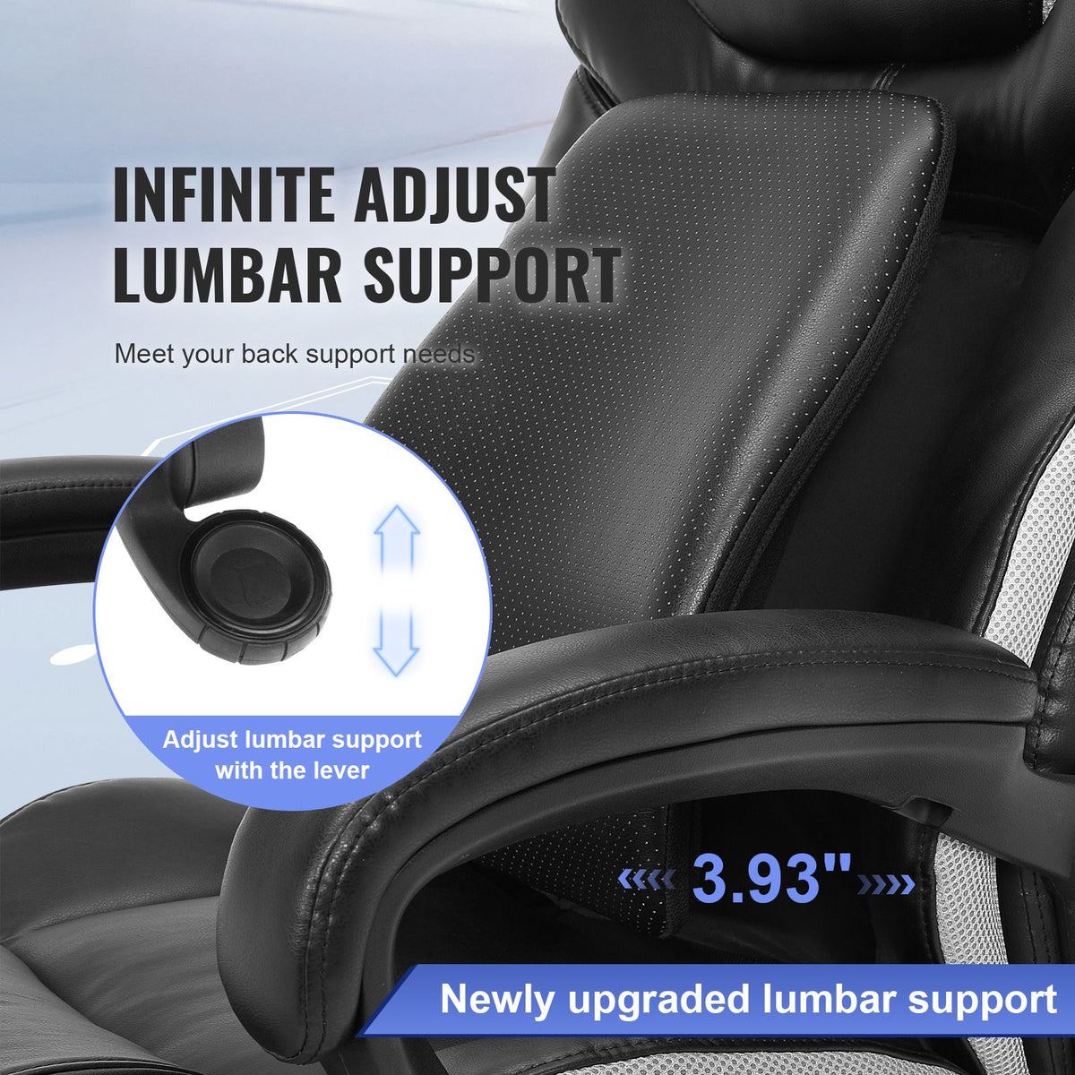 Heavy Duty Executive Office Chair with Cutting-edge Adjustable Lumb ...