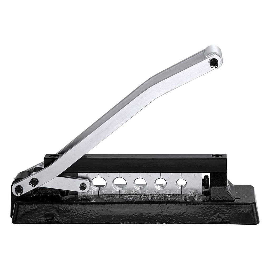 Heavy Duty Hose Ferrule Crimping Tool, Standard Bench Hose Crimper with 5 Die Holes & 0.44"-0.63" Crimping Range for PVC Rubber Hoses, Air Hoses Crimping Repair Kit (Ferrules Not Included)