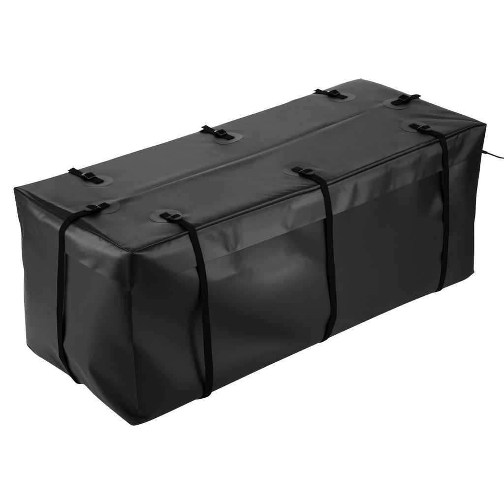 Hitch Cargo Carrier Bag, Waterproof 840D PVC, 59.84 x 23.9 x 24.02 in (20 Cubic Feet), Heavy Duty Cargo Bag for Truck Bed Storage with 8 Reinforced Straps, Suitable for Car Vans Hitch Basket
