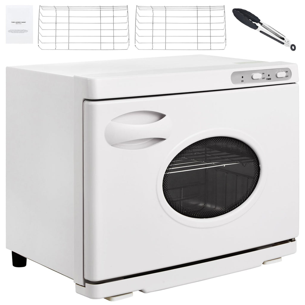 Hot Towel Warmer, 23L Large Capacity Spa Hot Towel Warmers with See Through Window, 2 Stainless Steel Racks, Holds up 50-60 Towels, 2-in-1 All-round Heating for Facials, SPA, Massage, Salon