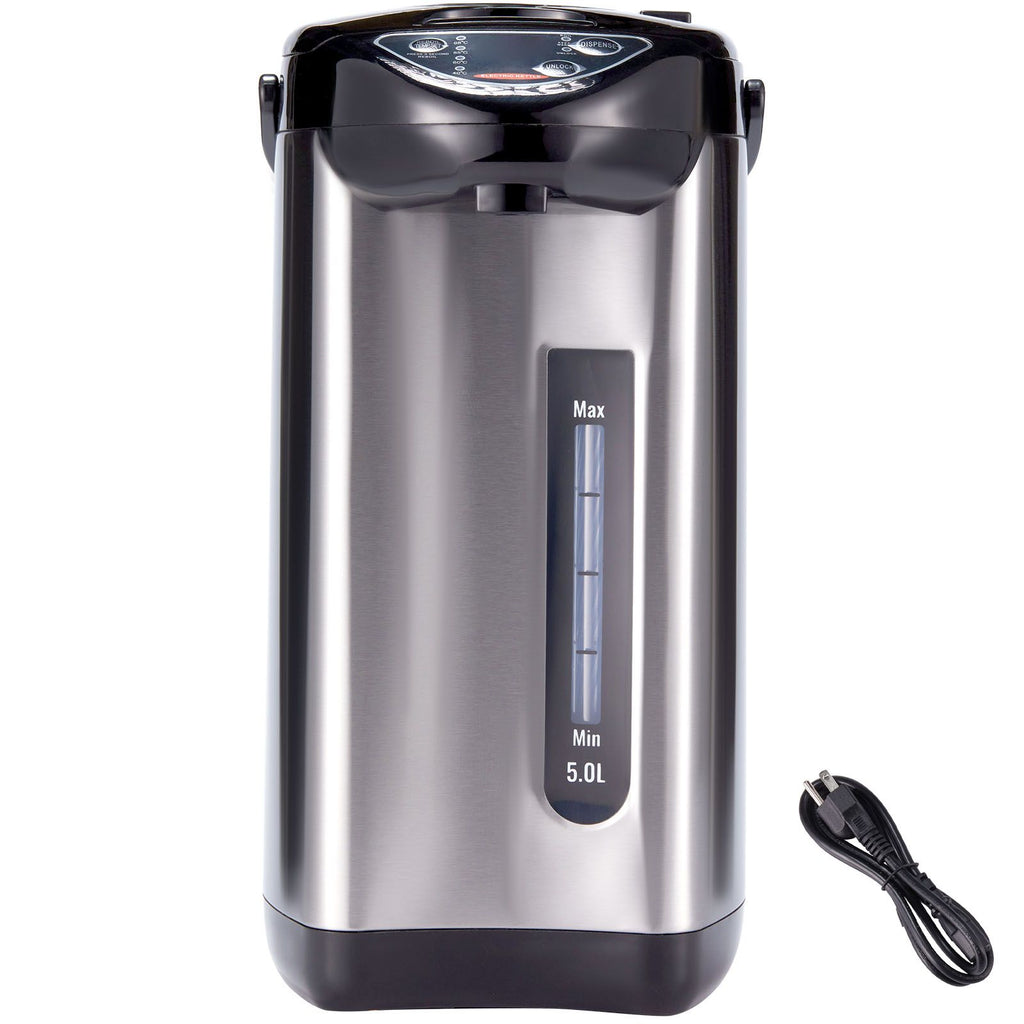 Hot Water Dispenser, Adjustable 4 Temperatures Water Boiler and Warmer, 304 Stainless Steel Countertop Water Heater, 3-Way Dispense for Tea, Coffee and Baby Formula, 5L/169 oz