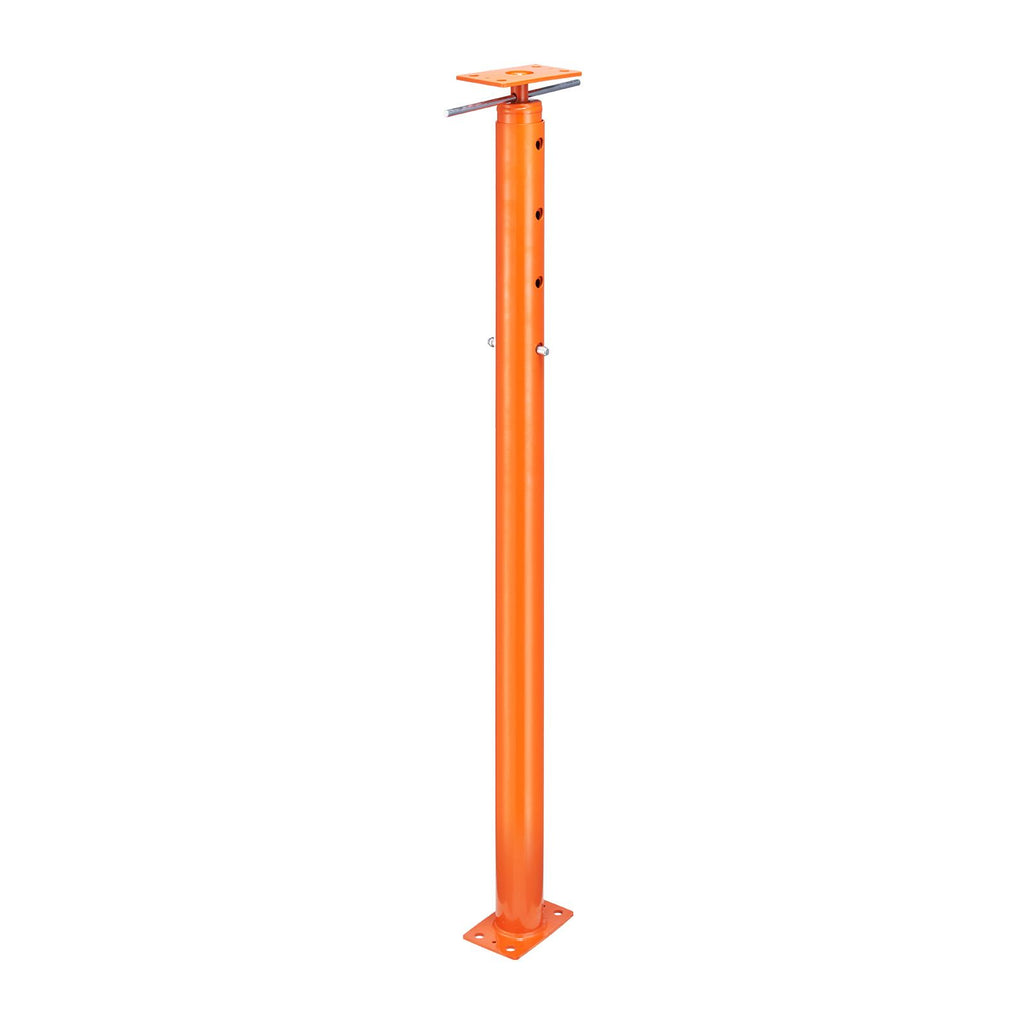 House Floor Jack, 53"-93" Height Range, 18000 lbs Max Load Capacity, Adjustable Support Beam Basement Jack Post Pole for Leveling, Lift Support Steel Telescoping Jack Post for Temporary Support