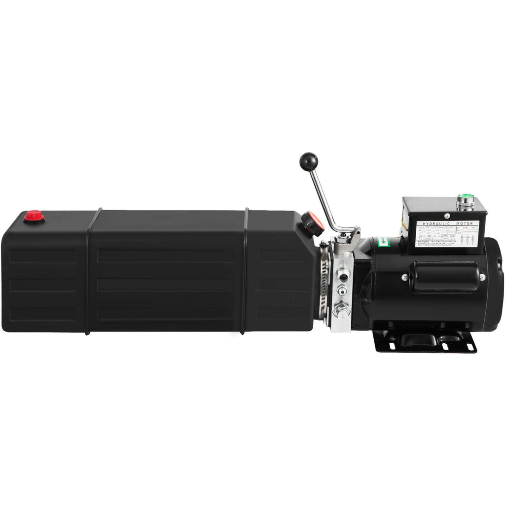 Hydraulic Pump 15 Quart Hydraulic Motor Hydraulic Lift Single Phase Car Lift 3450 RPM Dump Trailer 208-230 Volt Portable Car Lift 2 Horsepower Auto Lift Vehicle Lift Portable Power Press