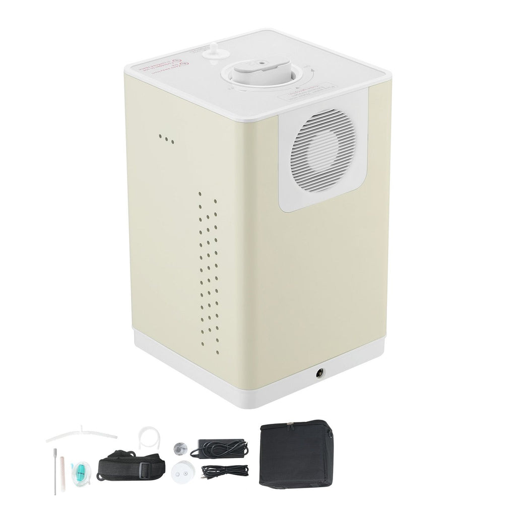 Hydrogen Inhalation Machine, 99.99% High Purity Hydrogen Inhaler, HO-Separated 225ml/min (150 H+75 O) Dual Port Hydrogen Oxygen Inhaler, Hydrogen-Rich Water Generator for Home Travel