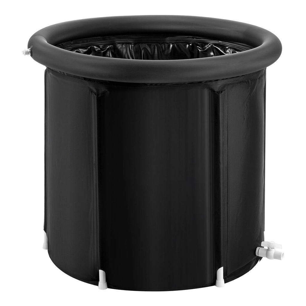 Ice Bath Tub, Cold Water Therapy Plunge Tub for Athletes, Portable Outdoor Ice Barrel Plunge Pool for Recovery, 105 Gal Inflatable Folding Bathtub with Cover, Home Ice Pod for Adult, 34"Lx30"H
