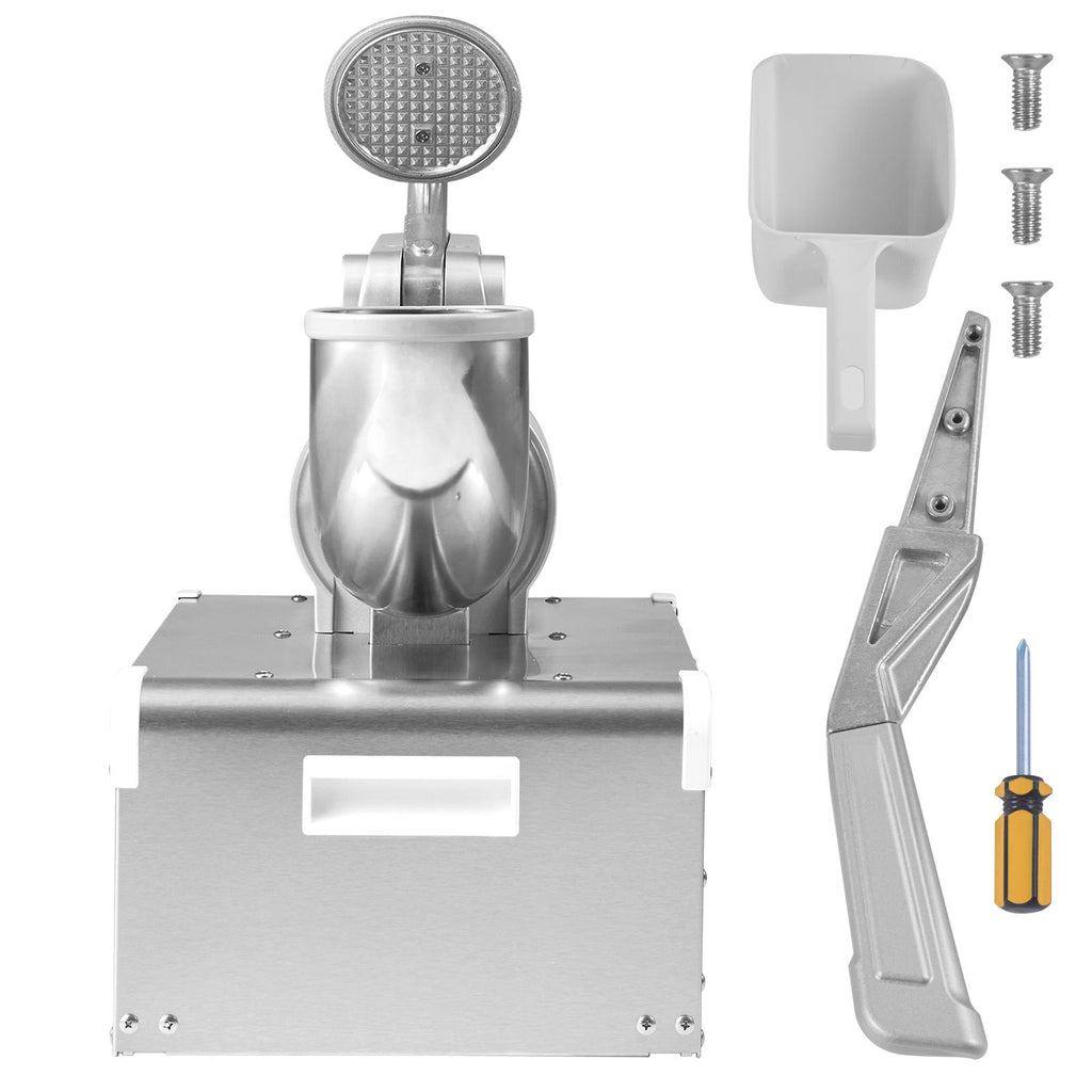 Ice Crushers Machine, 661lbs Per Hour Electric Snow Cone Maker with 4 Blades, Stainless Steel Shaved Ice Machine with Cover, 300W Ice Shaver Machine for Margaritas, Home and Commercial Use
