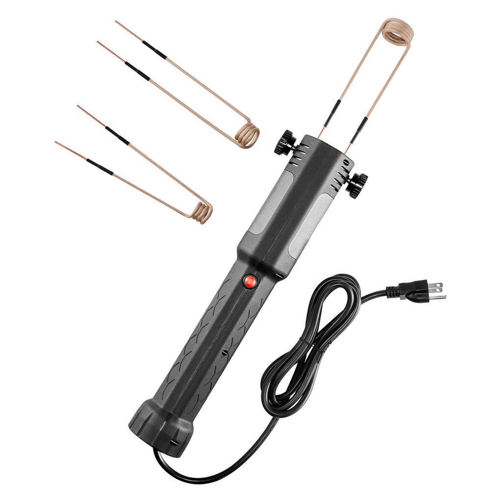 Induction Heater Bolt Removal, 1100W 110V Magnetic Induction Heater Kit, Handheld Nut Buster Tool, Mini Heating Machine for Rusty Screw Removing, Car Garage Repairing Tools with 3 Coil