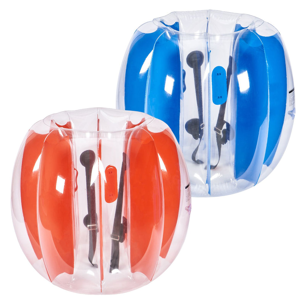 Inflatable Bumper Balls 2-Pack, 3FT/0.9M Body Sumo Zorb Balls for Kids & Teens, Durable PVC Human Hamster Bubble Balls for Outdoor Team Gaming Play, Bumper Bopper Toys for Playground, Yard, Par