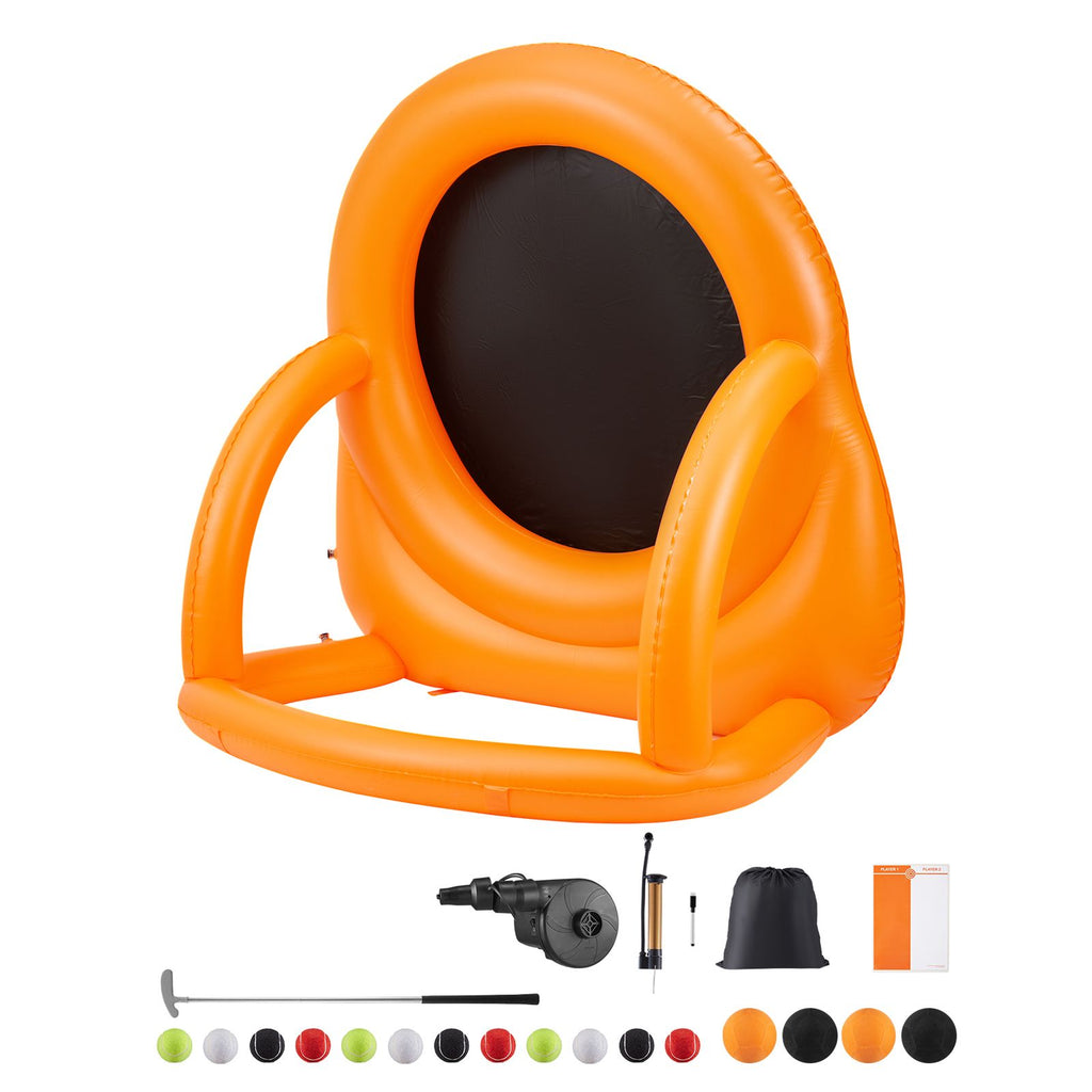 Inflatable Soccer Dart Board, over 6 ft High Giant Soccer Dart Board with 4 Kick Balls, 12 Tennis and Air Pump, 3-Min Setup, Ideal for Giant Yard Games, Giant Kick Darts Game, Backyard Golf Game