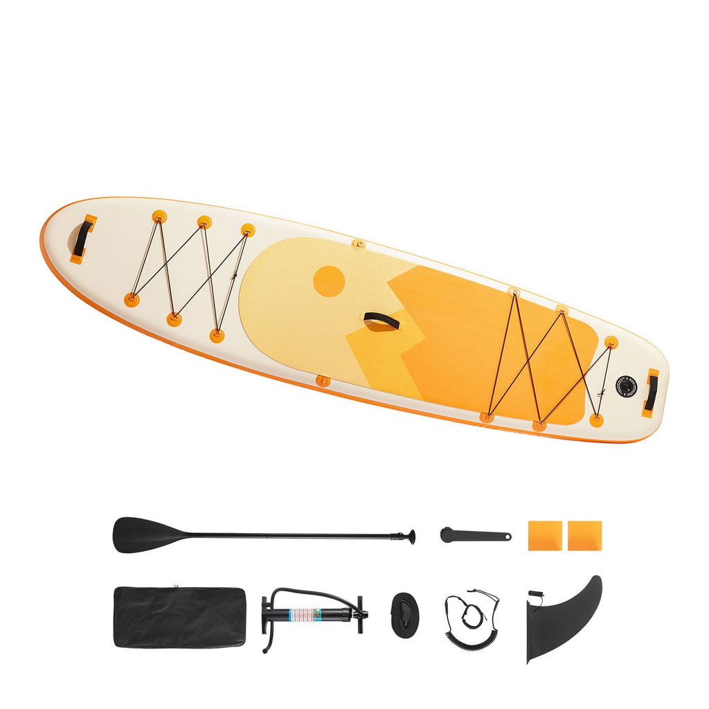 Inflatable Stand Up Paddle Board, 11.6' x 35" x 6" Wide Ultra-Light SUP Paddleboard, All Accessories Included, Pump, Paddle, Fin, Backpack, Ankle Leash, Strap, Non-slip Deck for Youth & Adults