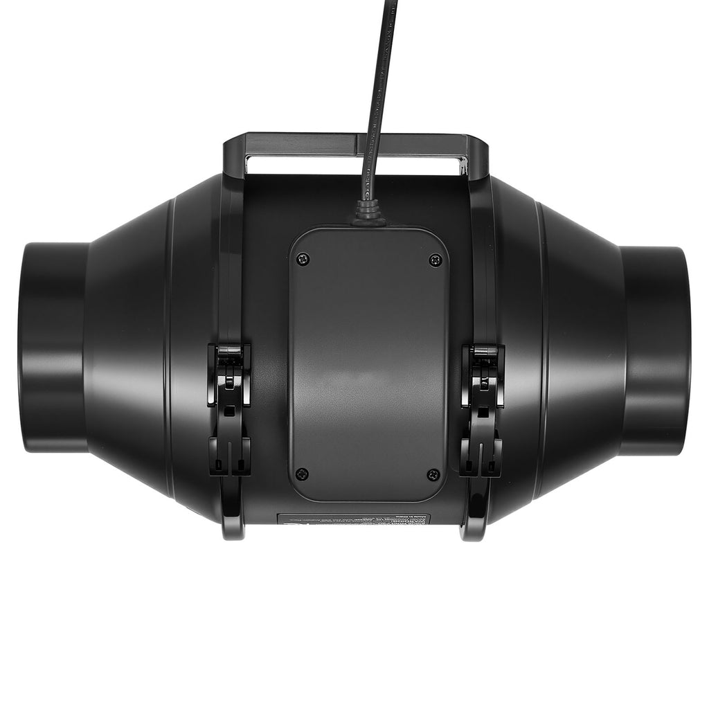 Inline Duct Fan, 4 in Quiet Inline Exhaust Fan, 180 CFM Powerful AC-Motor Ventilation Fans for Cooling Booster, High Air Flow, Vent Blower Fans for Indoor Grow Tents Basement Hydroponics