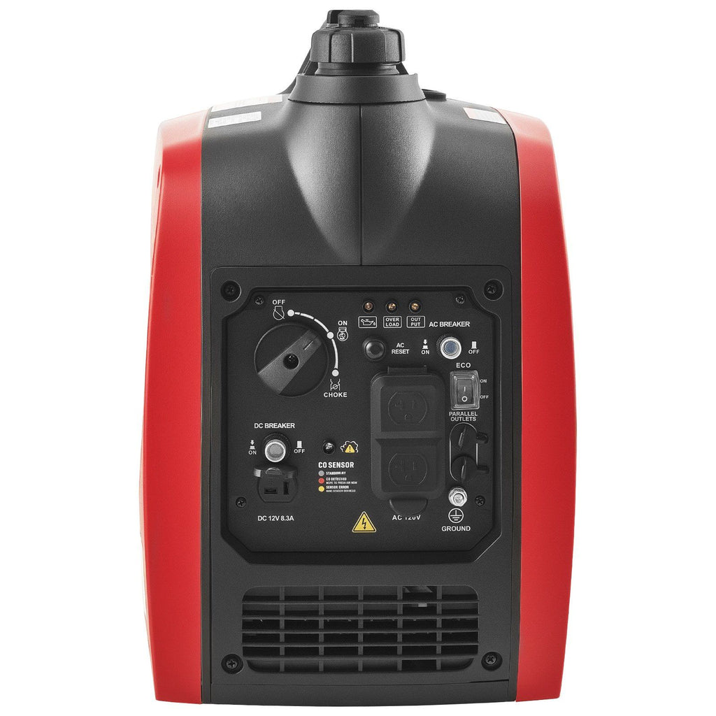 Inverter Generator, 2900W Peak Watt Quiet Inverter Generator, Portable Inverters Generators for Home Use, Gas Powered, Compact and Lightweight Design - Stable Power, CO Sensor, Long Run Time