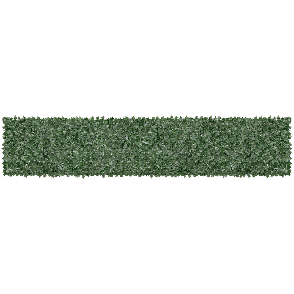 Ivy Privacy Fence, 39 x 198in Artificial Green Wall Screen, Greenery Ivy Fence with Mesh Cloth Backing and Strengthened Joint, Faux Hedges Vine Leaf Decoration for Outdoor Garden, Yard, Balcony