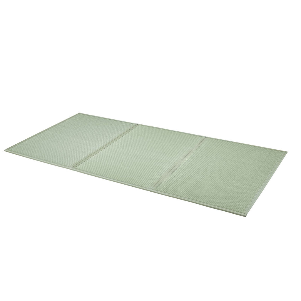 Japanese Tatami Mat, Full Size Foldable Japanese Tatami Mattress( Natural Rush Grass), Japanese Floor Mattress with Non-Slip Backing & Fresh Scent, Futon Mattress for Sleeping Meditation Yoga