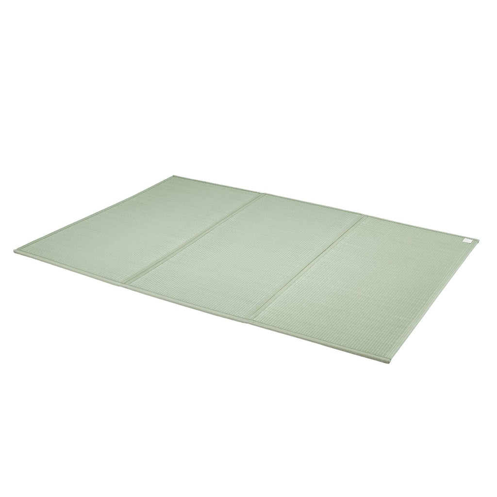 Japanese Tatami Mat, King Size Foldable Japanese Tatami Mattress( Natural Rush Grass), Japanese Floor Mattress with Backing & Fresh Scent, Futon Mattress for Sleeping Meditation Yoga