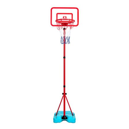 Kids Basketball Hoop, Height Adjustable, Portable Basketball Court with Fillable Base, Indoor and Outdoor Backyard Sport Game, Toddler Basketball Toys for Kids 3-8 Years Old, Boys and Girls