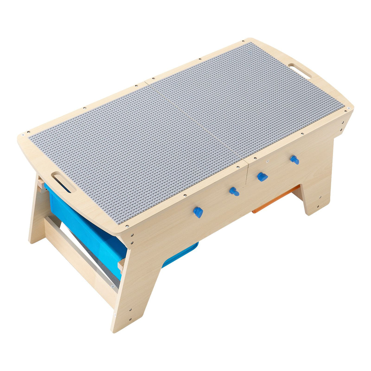 Kids Reversible Wooden Activity Table, Multi-Purpose Activity Play ...