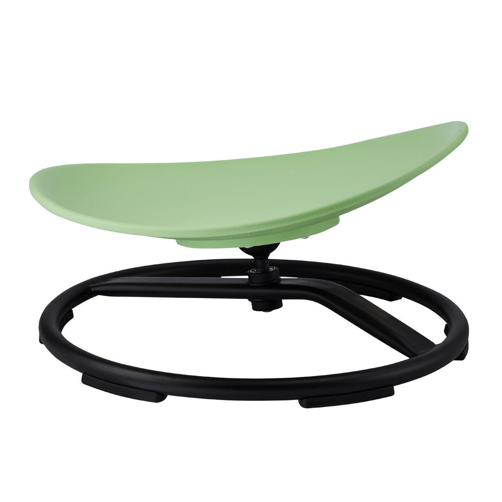 Kids Swivel Chair, 220 LBS Capacity, Sensory Spinning Chair, Autistic Kids Sensory Toy Chair with Non-Slip Metal Base, Toddler Sit and Spin Chair for Coordination Balance Focus Training Green