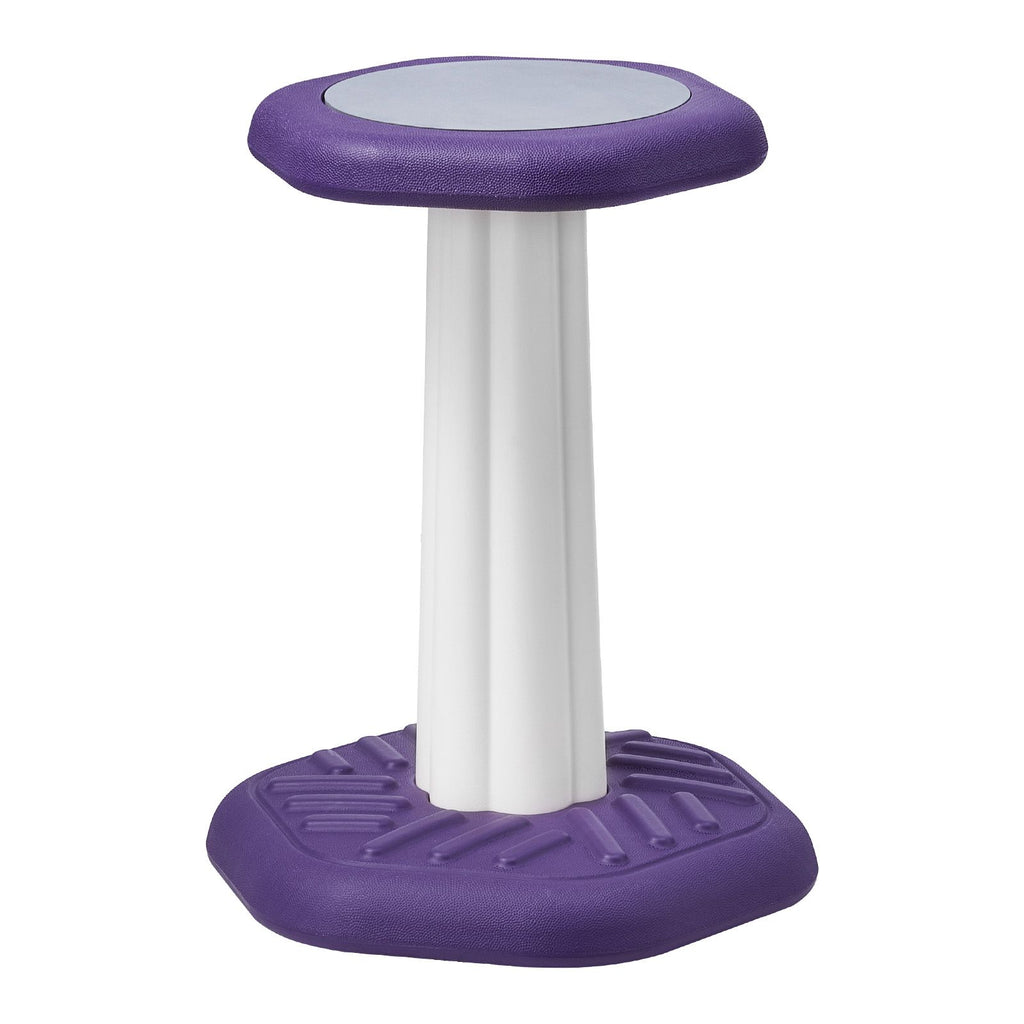 Kids Wobble Chair, Active Chair with Sponge Cushion, Wobble Stool Improves Focus, Posture and Calm Children, Ideal for Schools and Home, Age 7-14, Purple