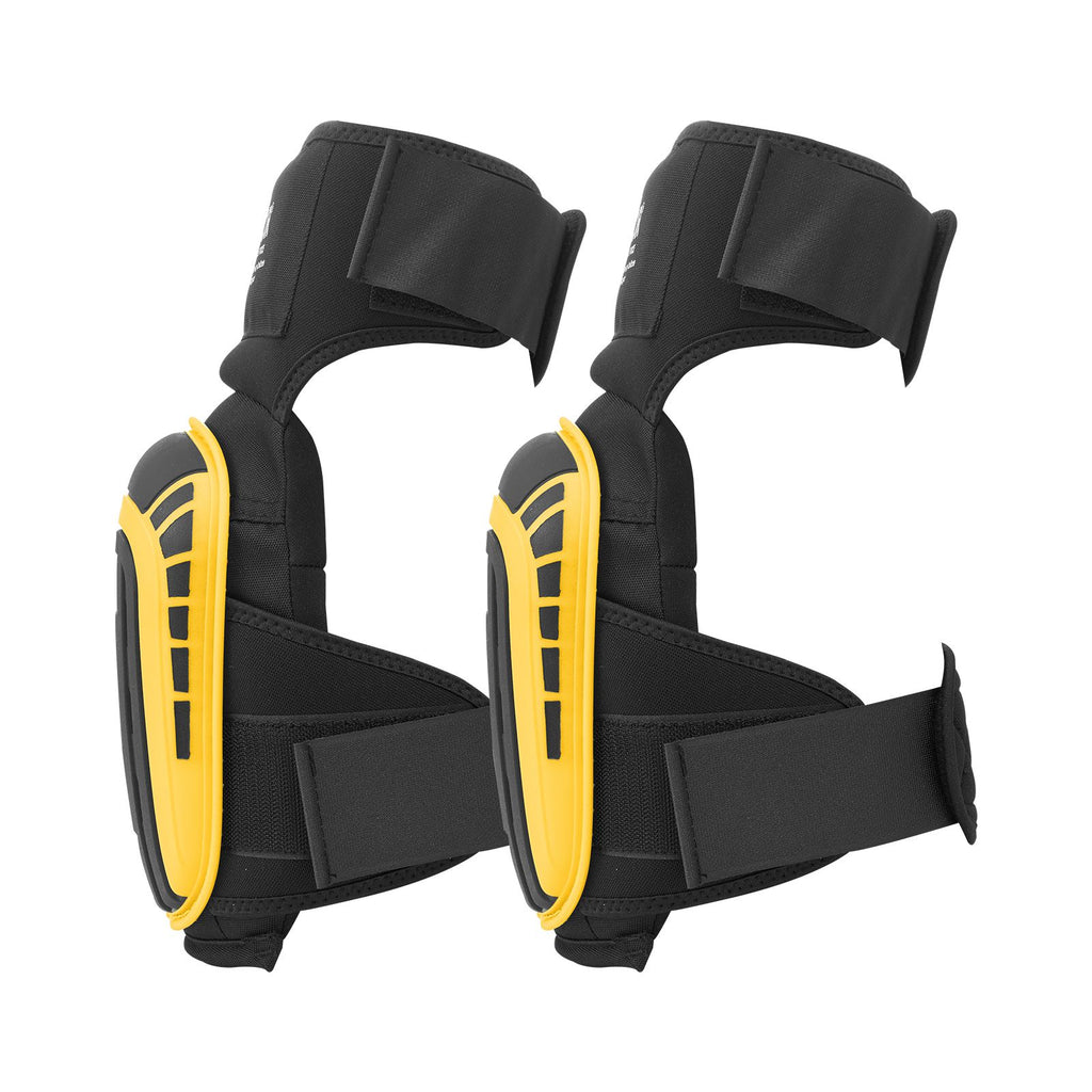 Knee Pads for Work, Extended Heavy Duty Construction Knee Pads with 2 Extension Straps, Anti-slip Foam Gel Knee Pads, Men & Women, for Gardening Flooring Roofing and Cleaning, Yellow and Black