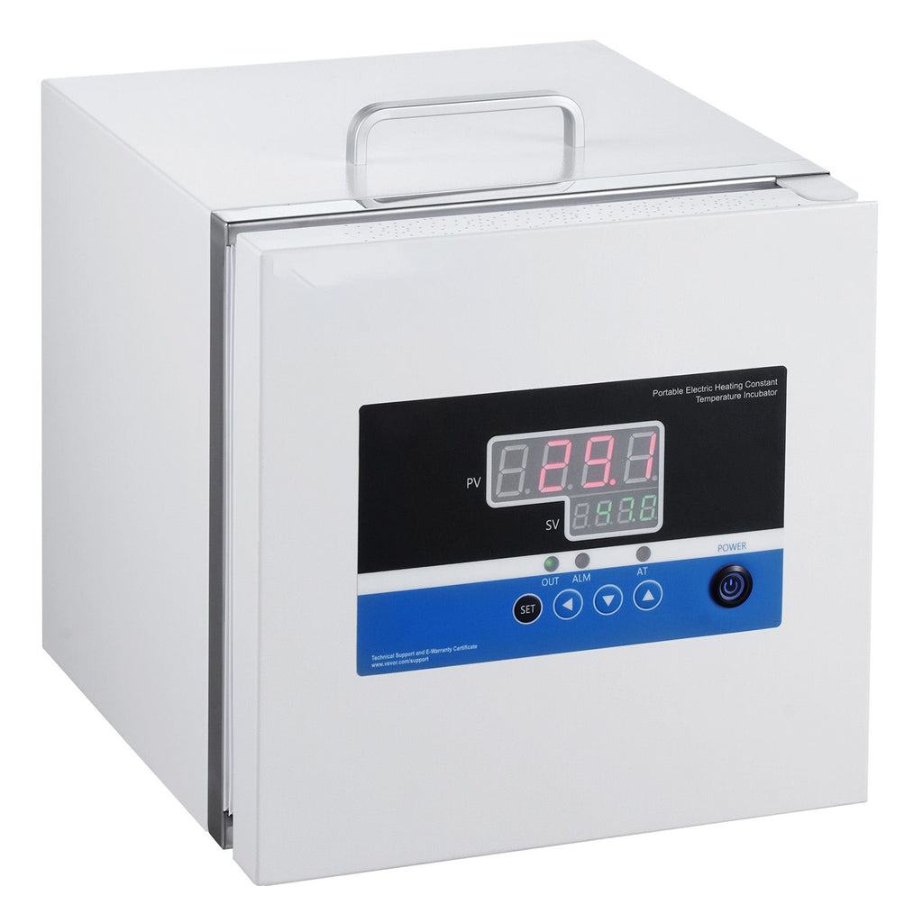 Lab Incubator, 6L, PID Temperature Control RT+5 - 65 C, Scientific Digital Incubator, Constant-Temp Microbiological Laboratory Incubator for Lab Cell Culture, Seed Germination, Medical Science