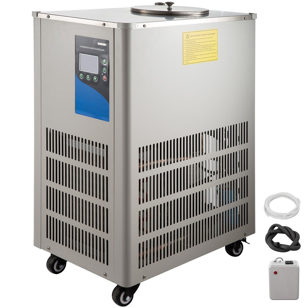 Laboratory Chiller Circulator 5L Chiller Lab -20 Celsius Low Temp Cooling Liquid Circulator Pump Chiller Lab Recirculating Chiller Water Bath Recirculating Water Cooling Chiller for Laboratory