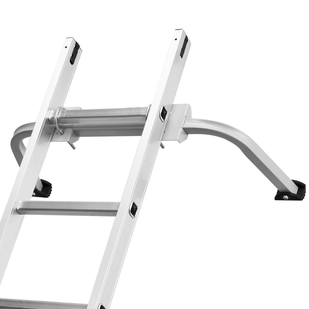 Ladder Stabilizer, Extension Ladder Standoff, Heavy Duty Wing Span/Wall Ladder Accessories for Roof Gutter, Easy to Use & Wide Adaptability & Anti-slip Rubber Feet, 330 lbs Weight Rating
