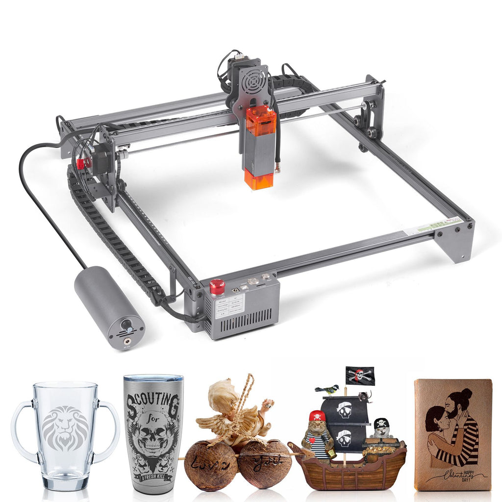 Laser Engraver, 10W Output Laser Engraving Machine, 15.7" x 15.7" Large Working Area, 10000mm/min Movement Speed, Compressed Spot with Eye Protection, Laser Cutter for Wood, Certain Metal