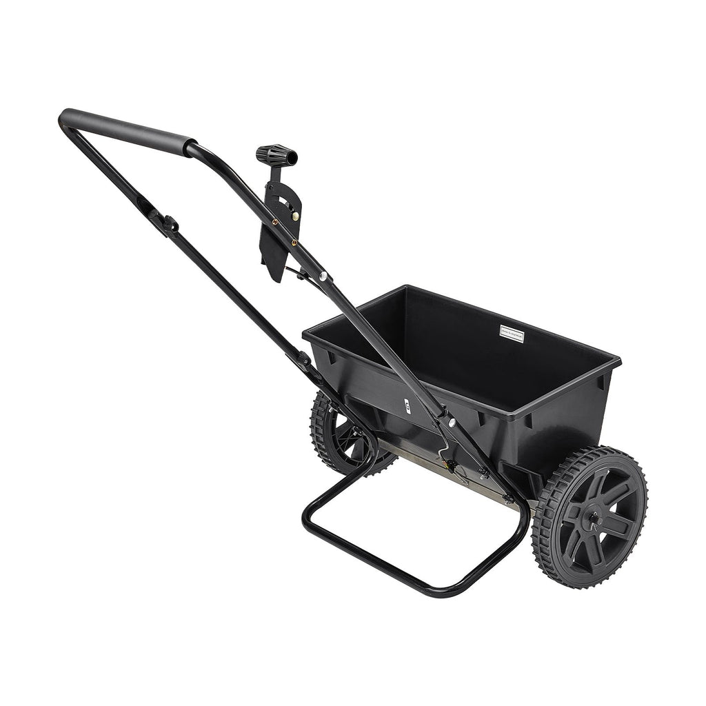 Lawn Drop Spreader, 50LBS Capacity, Walk-Behind Push Spreader, 18 in Spreading Width, 10 in All Terrain Pneumatic Tires, Lawn Spreaders with Hopper Grate, for Seed, Fertilizer, Salt, Ice Melt