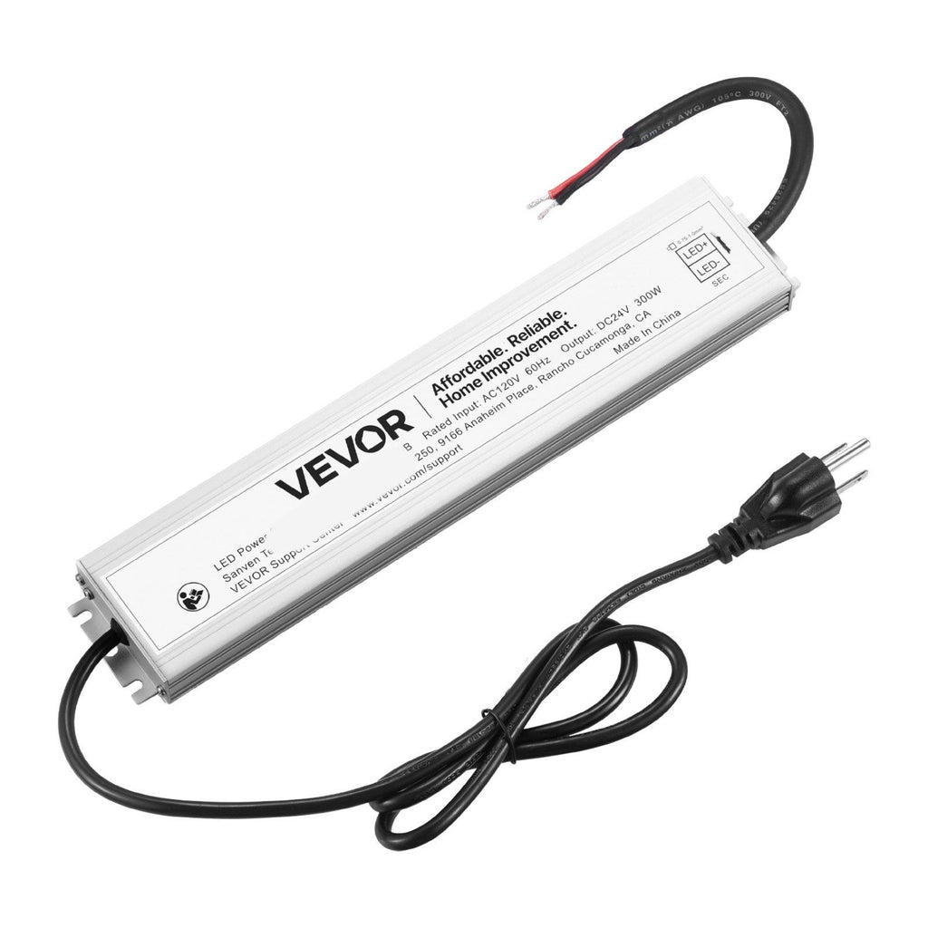 LED Driver 300W 24V DC Low Voltage Transformer Waterproof IP67 Power Supply