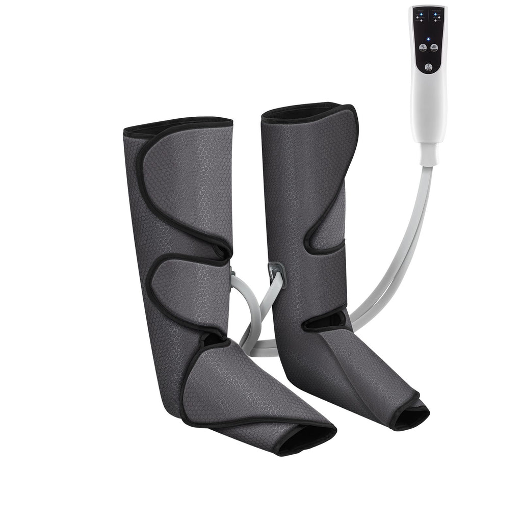 Leg Massager with Air Compression, Foot and Calf Massager with 3 Modes & 3 Intensities, LCD Controller, Compression Massage Boot for Circulation, Swelling and Pain Relief- Great Gift for Mom/Dad