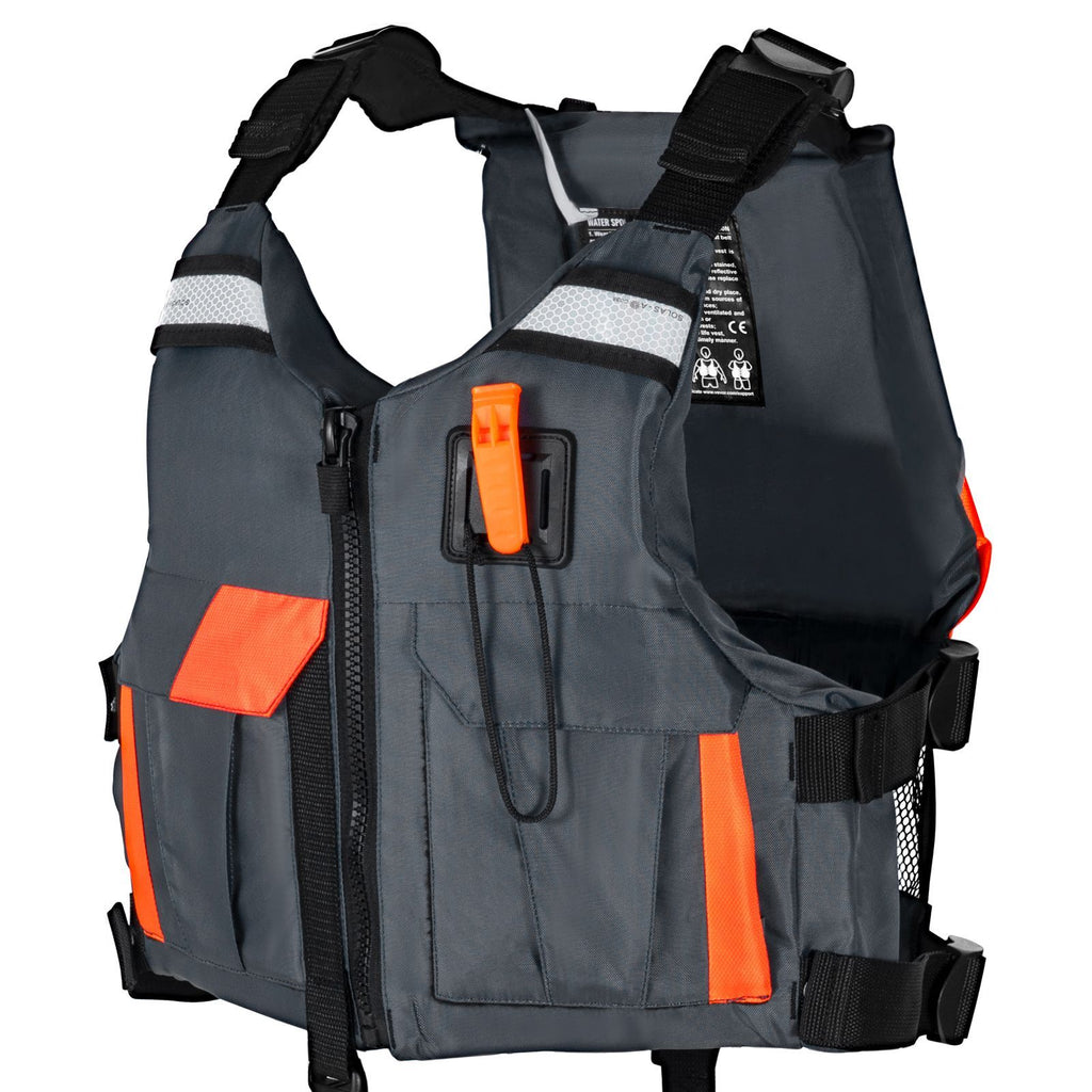 Life Vest for Watersports (PFD), Life Jacket with Waterproof Nylon & 80N Buoyancy, Life Vest/Jacket for Any Water Activity-Fishing, Kayaking, Surfing and More, Men and Women S