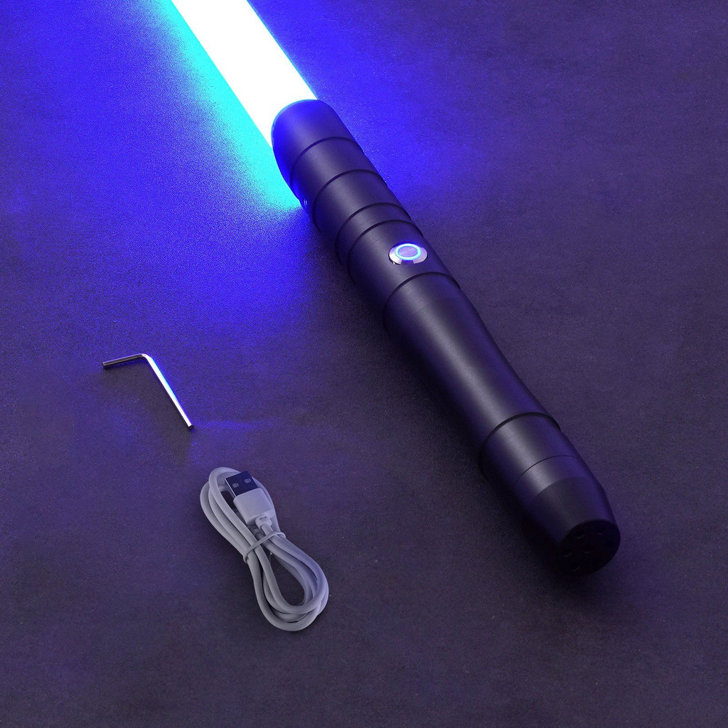 Lightsaber 12 RGB Colors 38" Sound Mute Rechargeable Dueling Light Saber