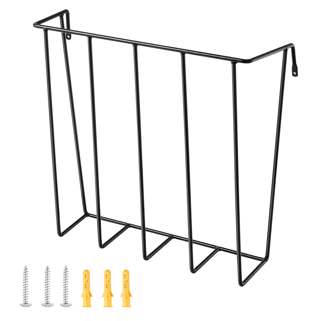 Livestock Hay Feeder, 24 Gallons Large Capacity, 2 Packs Heavy-Duty Steel Goat Hay Rack, 27'' Long Wall Mounted Horse Hay Holder, Multiple Sided Feeding Rack for Sheep Farm Indoor Outdoor